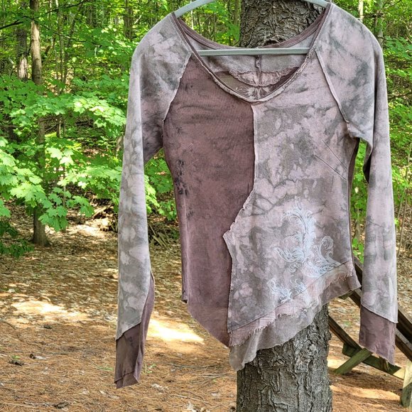 DA-NANG, Unique summer top, S/M, multicolor - Picture 1 of 12